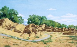 Aztec Ruins - Oil - 1985